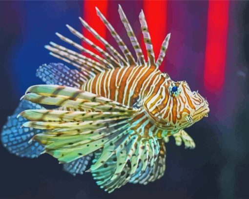 Tropical Lionfish Diamond Paintings