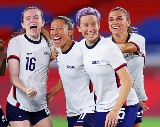 Uswnt Team Diamond Paintings