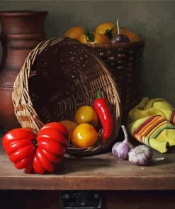 Vegetables Basket Diamond Paintings