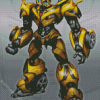 Yellow Megatron Diamond Paintings