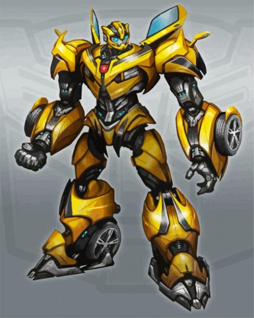 Yellow Megatron Diamond Paintings