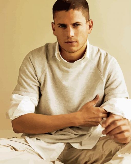 Young Wentworth Miller Diamond Paintings