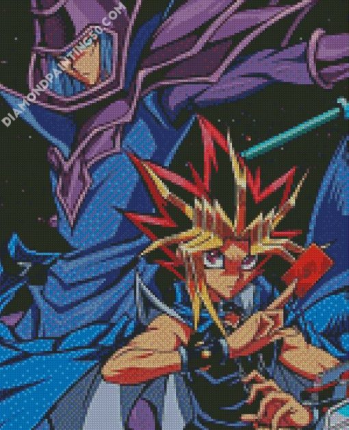 Yu Gi And Dark Magician diamond painting