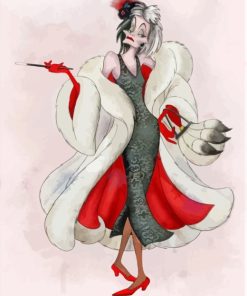 101 Dalmatians Cruella Diamond Paintings