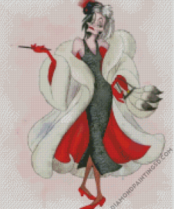 101 Dalmatians Cruella Diamond Paintings