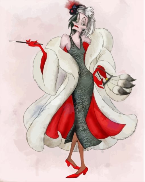 101 Dalmatians Cruella Diamond Paintings