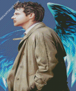 Castiel With Wings Diamond Paintings