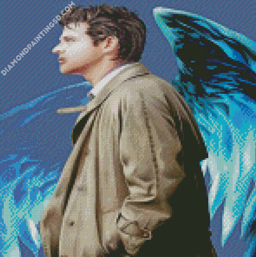 Castiel With Wings Diamond Paintings