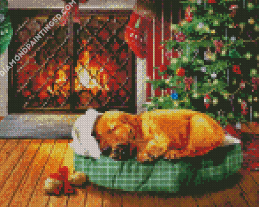 Dog Christmas Diamond Paintings