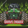 Grave Digger Illustration Diamond Paintings