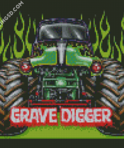 Grave Digger Illustration Diamond Paintings