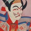 Japanese Kabuki Hut Art Diamond Paintings