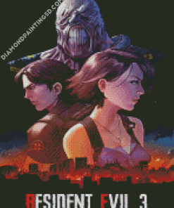 Resident Evil Game Diamond Paintings