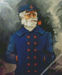 Sea Captain Art Diamond Paintings