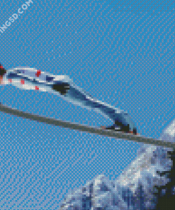 Ski Jumping Diamond Paintings