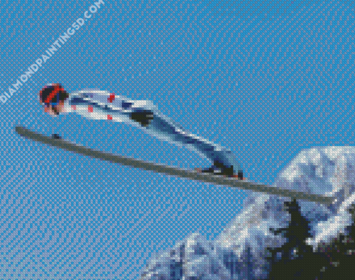 Ski Jumping Diamond Paintings