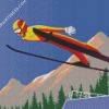 Ski Jump Art Diamond Paintings