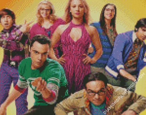 The Big Bang Theory TV Show Diamond Paintings