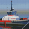 Tug Boat Diamond Paintings