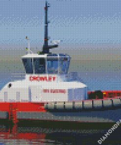 Tug Boat Diamond Paintings