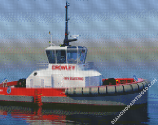 Tug Boat Diamond Paintings