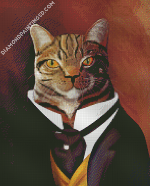 Victorian Cat Diamond Paintings