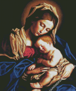 Aesthetic Blessed Mother Diamond Paintings