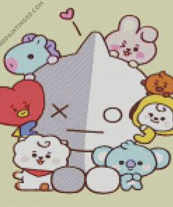 Aesthetic Bt21 Diamond Paintings