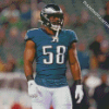 Aesthetic Eagles Football Diamond Paintings