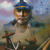 Aesthetic Sea Captain Diamond Paintings