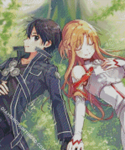 Aesthetic Sword Art Online Diamond Paintings