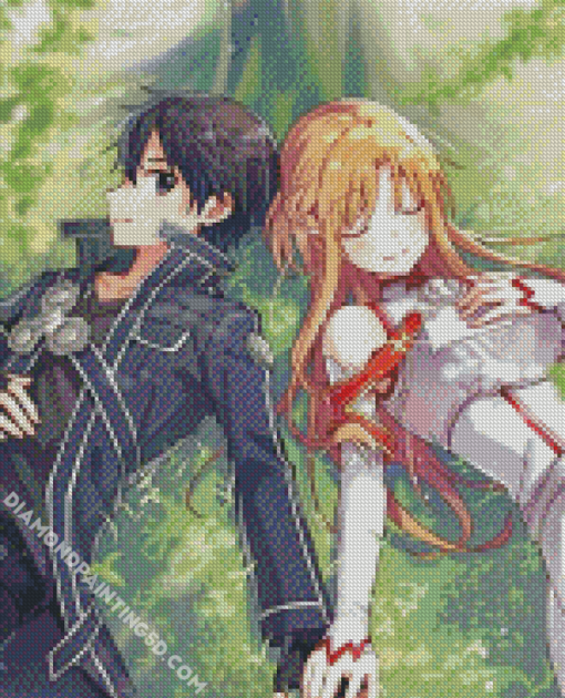 Aesthetic Sword Art Online Diamond Paintings