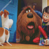 Aesthetic Secret Life Of Pets Diamond Paintings