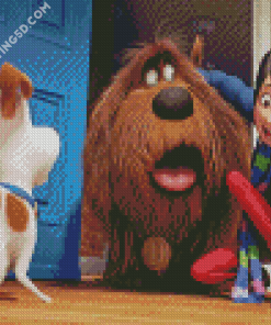 Aesthetic Secret Life Of Pets Diamond Paintings