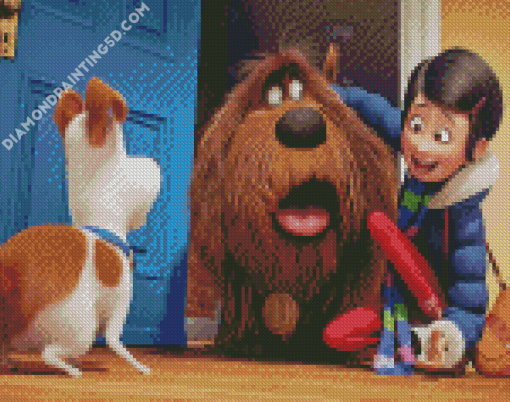 Aesthetic Secret Life Of Pets Diamond Paintings