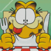 Aestheic Garfield Art Diamond Paintings