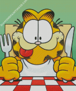 Aestheic Garfield Art Diamond Paintings