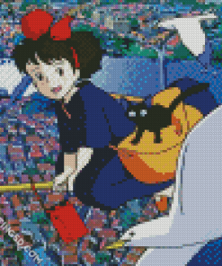 Aesthetic Kiki Delivery Service Diamond Paintings