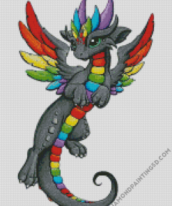 Aesthetic Rainbow Dragon Diamond Paintings