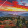 Aesthetic Sunset Appalachian Mountains Diamond Paintings