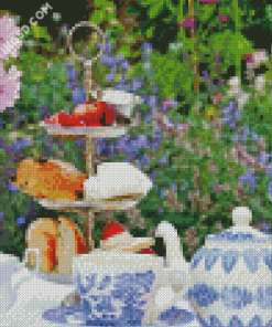 Aesthetic Tea Time Diamond Paintings