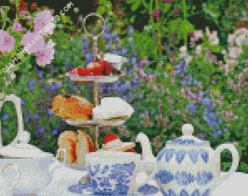 Aesthetic Tea Time Diamond Paintings