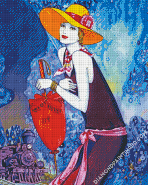 Aesthetic Deco Lady Diamond Paintings