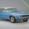 Blue 1971 Roadrunner Diamond Paintings