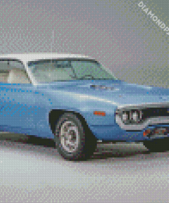 Blue 1971 Roadrunner Diamond Paintings