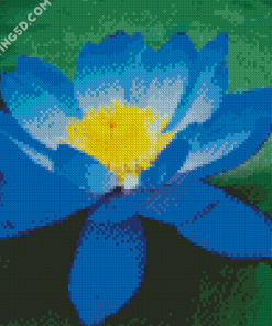 Blue Lotus Blossom Diamond Paintings