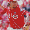 Cincinnati Reds Baseball Player Diamond Paintings