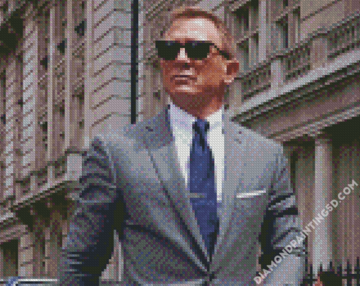 Classy Daniel Craig Actor Diamond Paintings