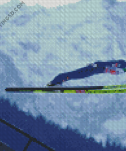 Coo Ski Jump Diamond Paintings