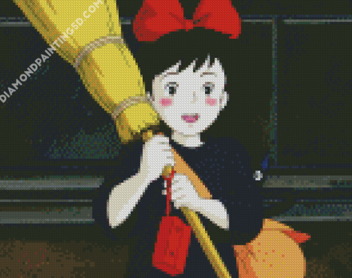 Cute Kiki Delivery Service Diamond Paintings